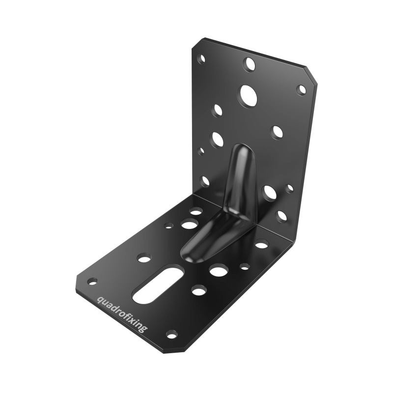 Čierny uholník do dreva s prelisom 2