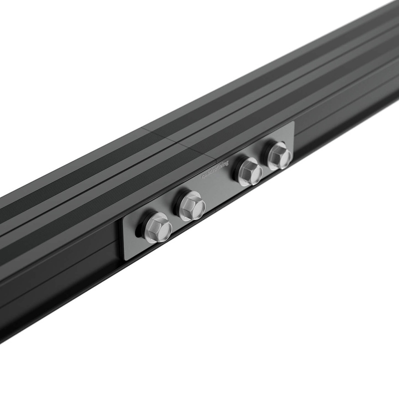 Hliníkový terasový profil čierny 24x40x4000 mm | QFX-ALU 24 BLACK 1