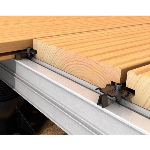 Terasový nerezový klip - EUROTEC M-Clip (200 ks + skrutky) 3