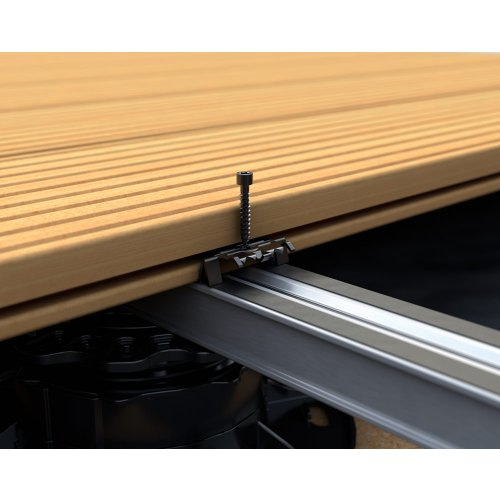 Terasový nerezový klip - EUROTEC M-Clip (200 ks + skrutky) 4