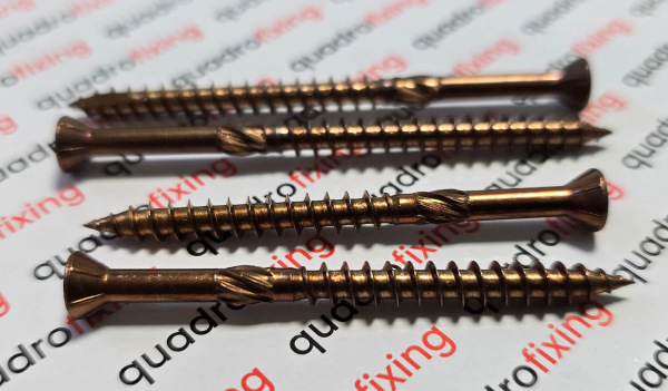 Terasové skrutky 5,0 mm, ANTIK LIGHT, nerez A4 (200 ks) 3