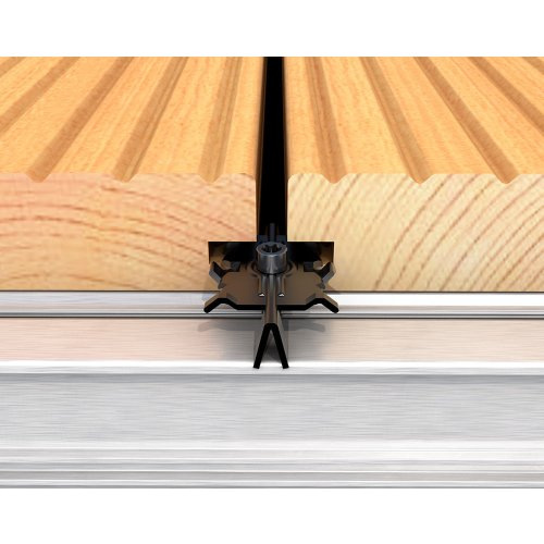 Terasový nerezový klip - EUROTEC M-Clip (200 ks + skrutky) 2