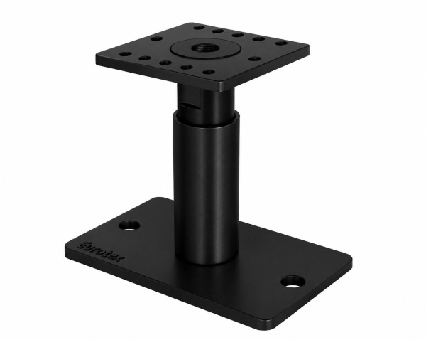Čierna nastaviteľná pätka stĺpika - Eurotec PediX Black