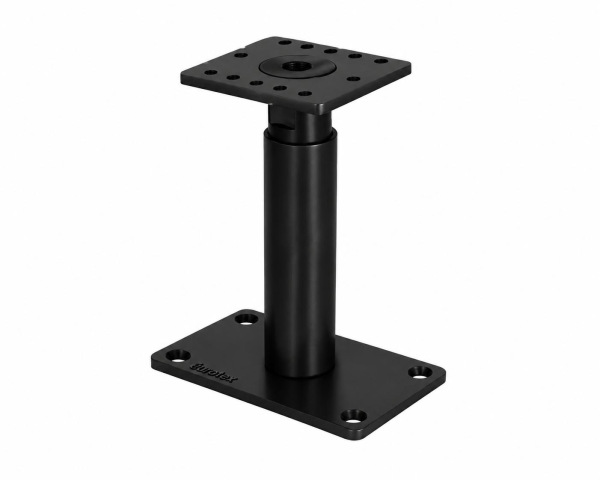 Čierna nastaviteľná pätka stĺpika - Eurotec PediX Black 1