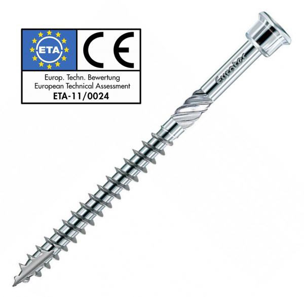 Terasová skrutka Terrassotec 5,0 mm, nerez C1, (200 ks) Eurotec
