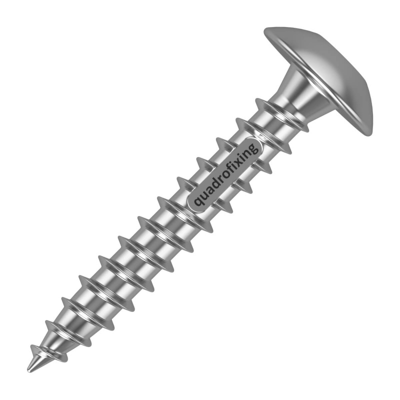 Nerezová skrutka 6 mm, tanierová hlava (50 ks)