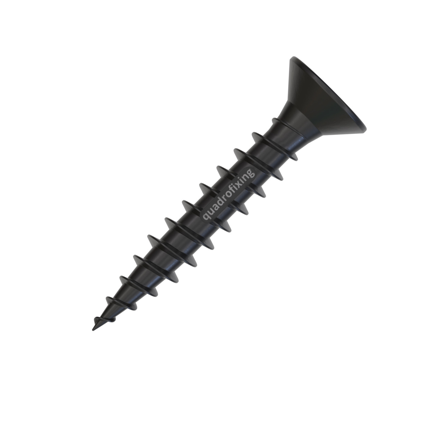 čierne nerezové skrutky do dreva QUADRO CLIP SCREWS 4x30 mm