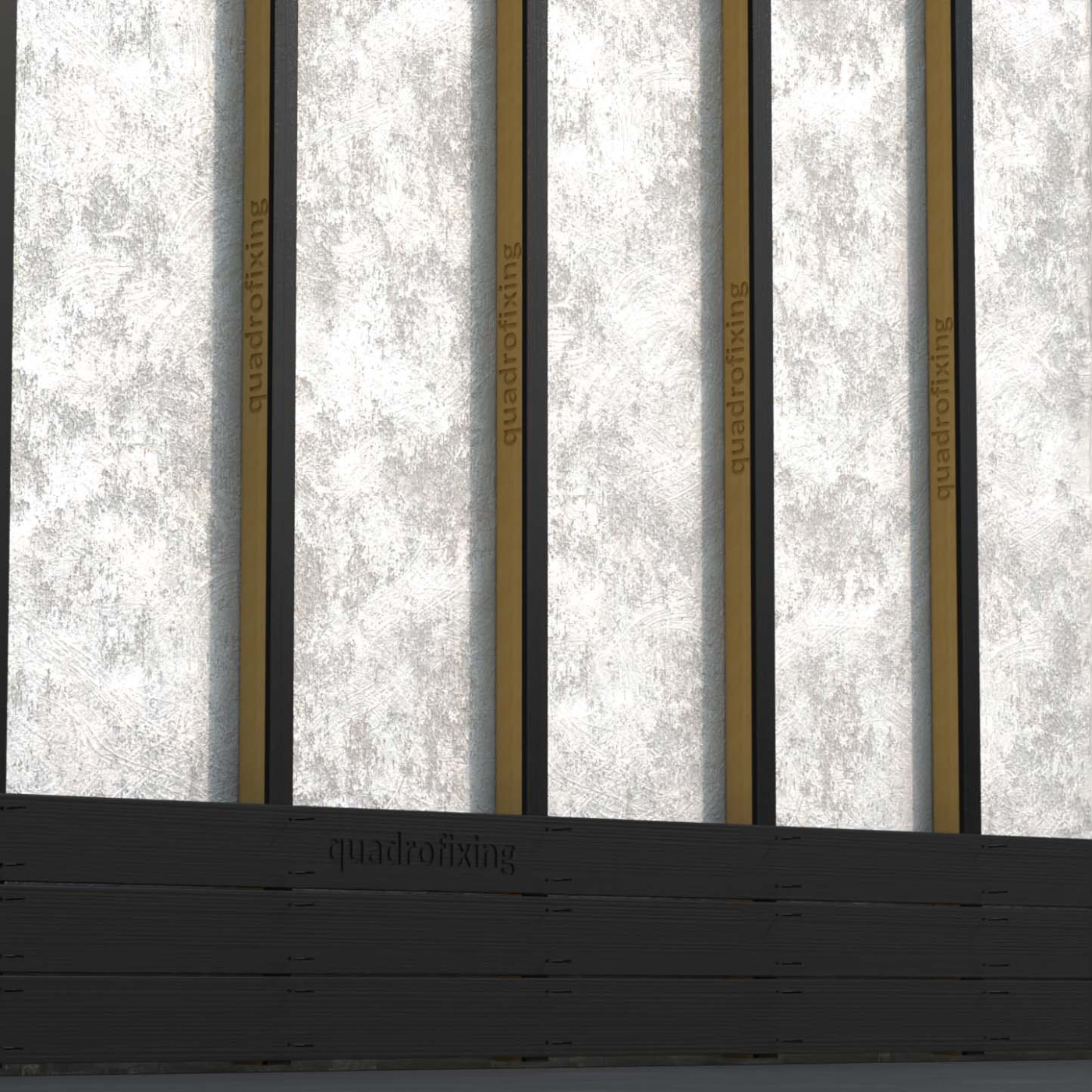 čierne nerezové skrutky na drevenej fasáde - opálené drevo čierne